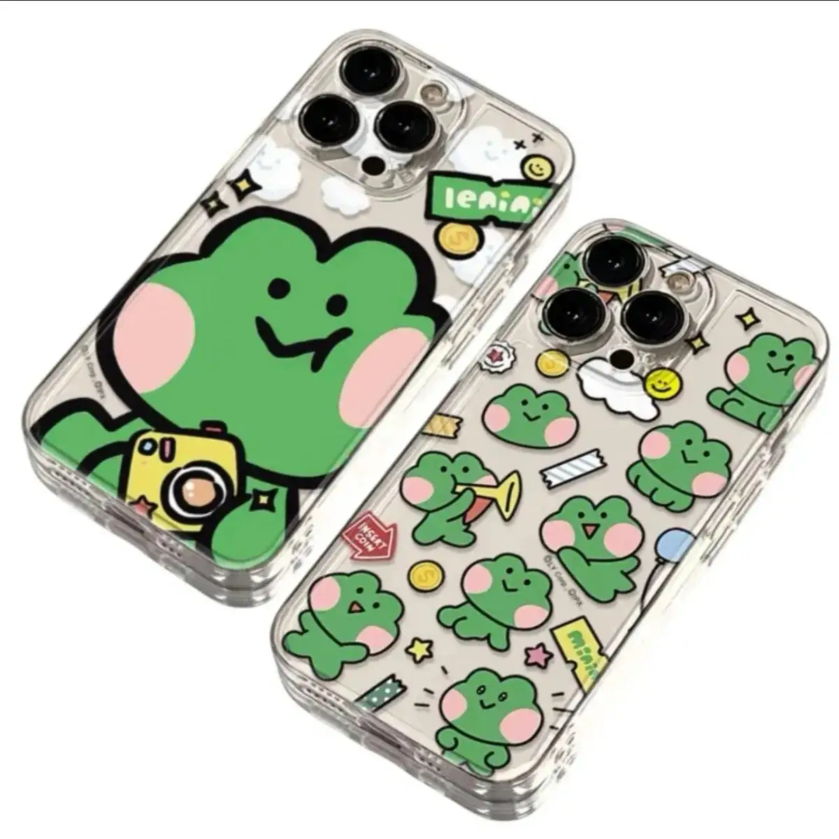 Charming 3D Frog Eyes Phone Case Cover