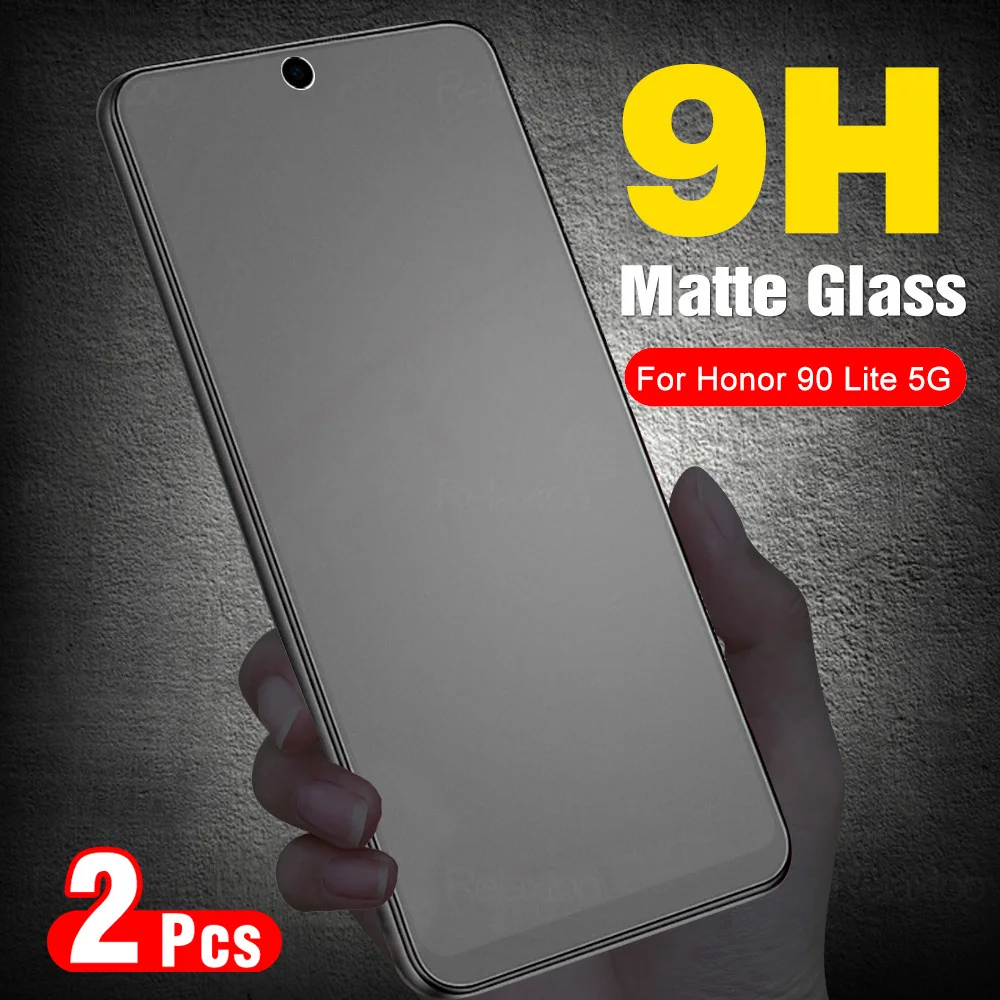 

2Pcs Matte Frosted Tempered Glass For Honor 90 Lite 5G Honor90 Light Honar Hono 90Lite Honor90Lite 2023 6.7inch Screen Protector