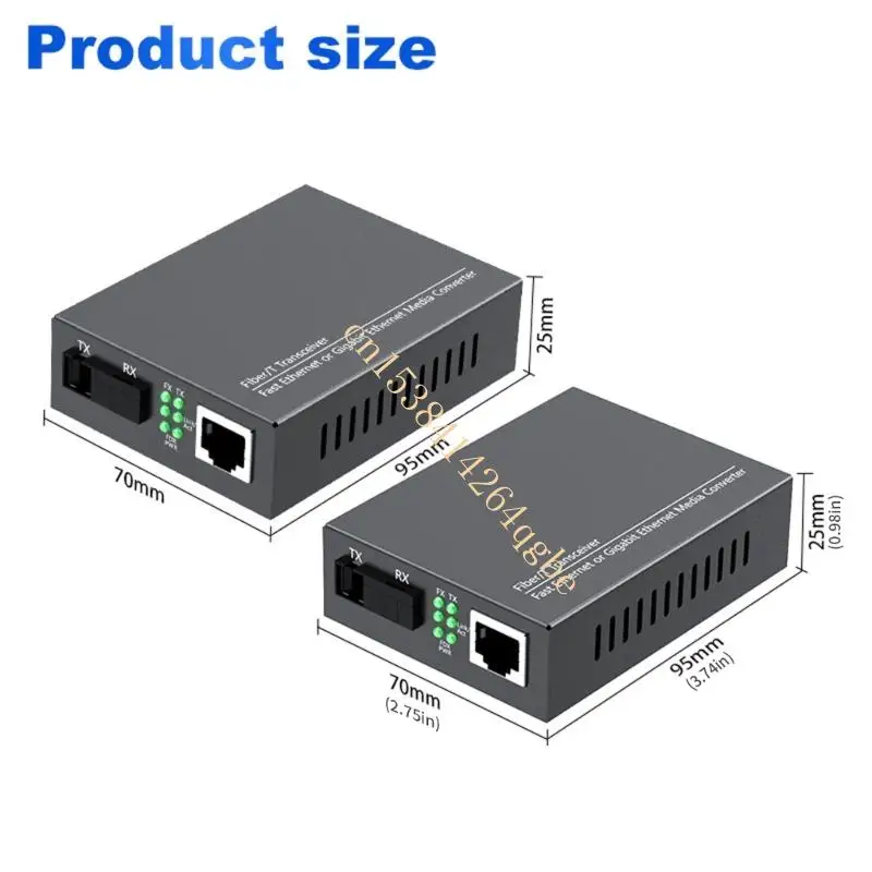 산업용 광학 네트워킹 변환기 1Gbps 20km 범위 포트 금속 케이스 T5UE
