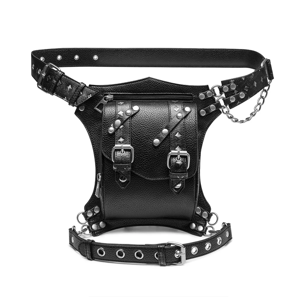 Steam Punk Outdoor Bag Women's Versatile Chain Locomotive Men's Bodypack Waist Bag Fanny Pack Leg Bag Bum Bag Belt Bag Chest Bag