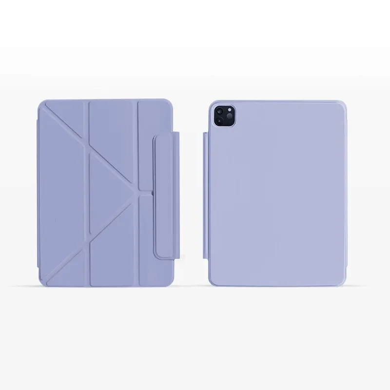 Enhanced Magnetic Tri-Fold & Y-Fold Ultra Slim Tablet Cover