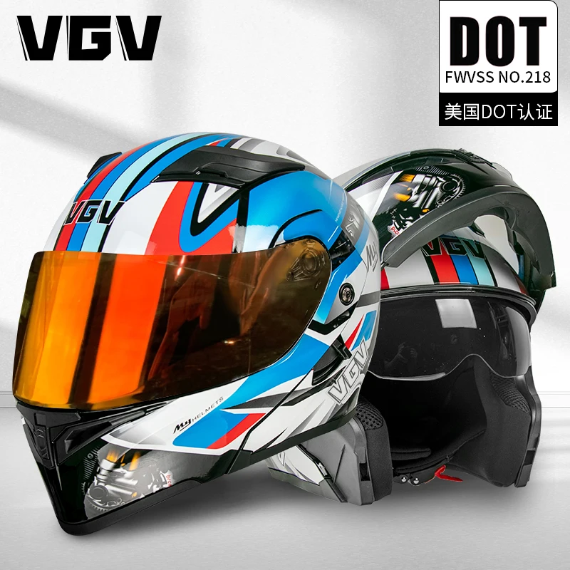 thumbnail image 1 of Casco de motocicleta para hombres y mujeres Casco descubierto Cascos de motocicleta de verano Cuatro estaciones Seguridad general 3c Ece Dot, 1 of 5