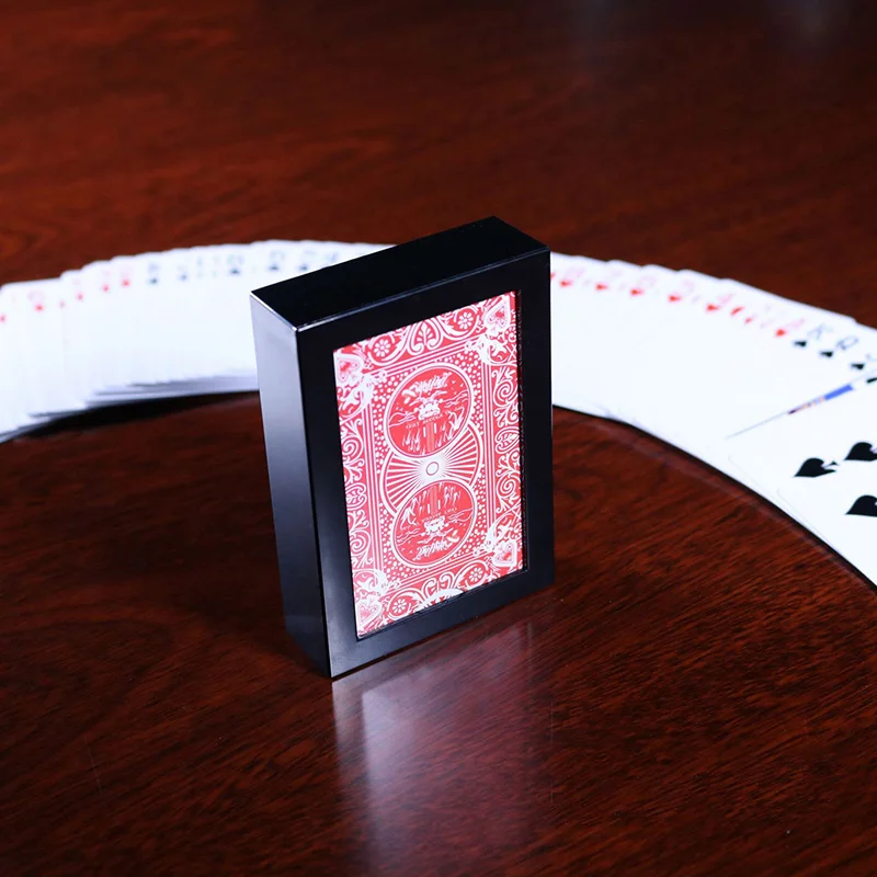 Deluxe Vanishing Card Box by Kupper Magic Tricks Deck Disappearing Card