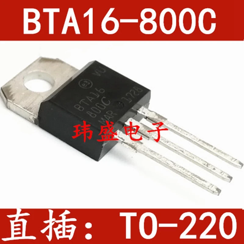 

BTA16-800C 16A 800V TO-220