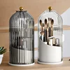 Makeup Brush Storage Rotation360Powder Brush Storage Container Dustproof Lipstick Eye Shadow Dresser Table Storage Rack 1