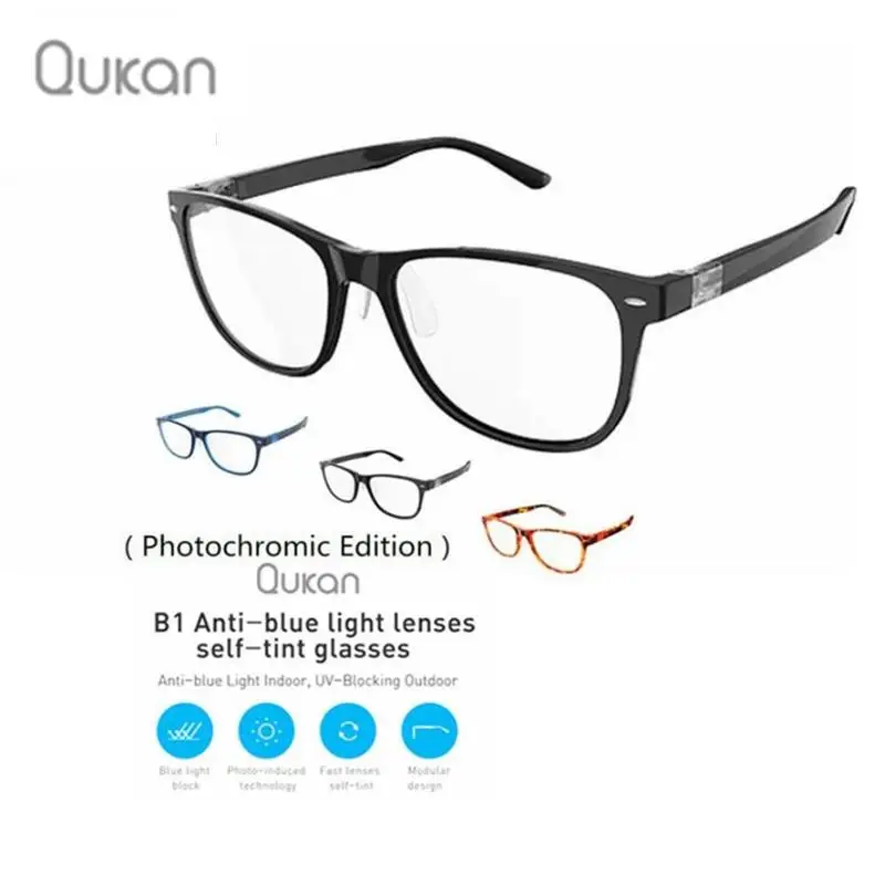 

New ROIDMI qukan B1 Photochromic Anti Blue ray Protect Glasses Detachable Anti-blue-rays Protective Glass w1 updated unisex
