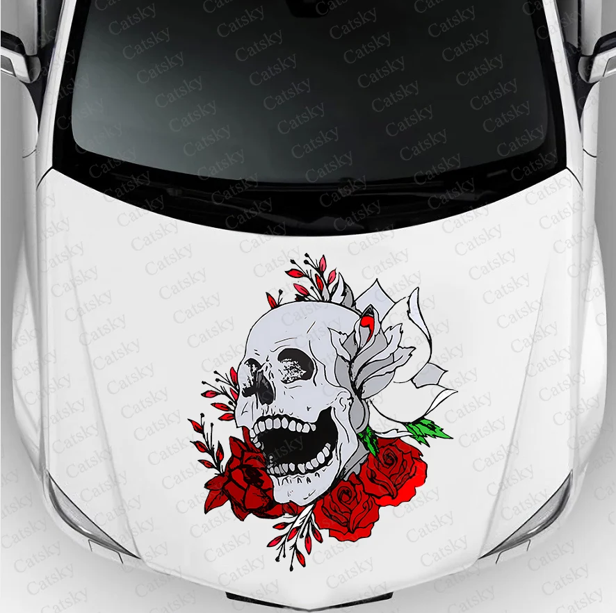 JSCARLIFE Halloween Horror Car Sticker Decal - Colorful Vinyl For Hood, Window, Truck (Indoor/Outdoor) - View #3