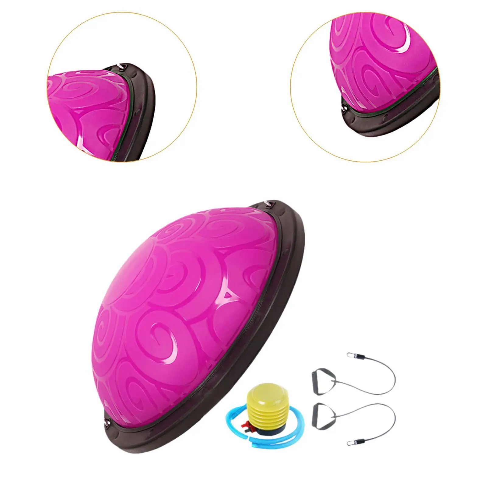 Balance Ball 18 inch Half Ball Sport Balance Core for Fitness Yoga Gym