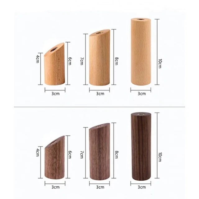 Szilárd Fa Horog Fali Bükk Függő Ajtó Hátsó Akasztó Kulccsal Táska Állvány Dió Kabáthorog Otthon Rendező Tartozékok Szerszám - Image 6