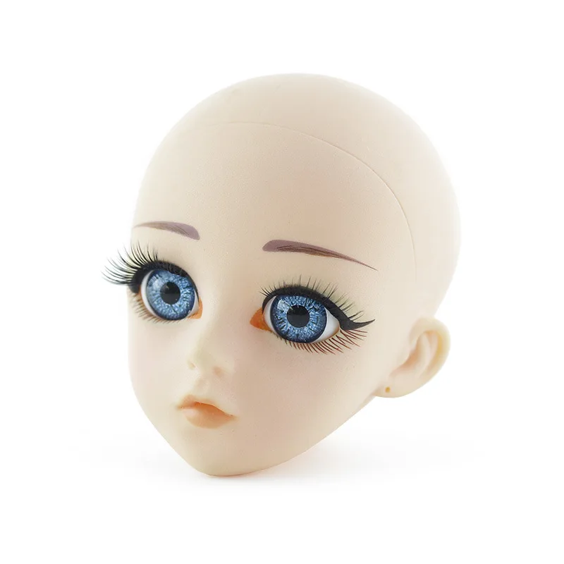 BJD Doll 4 Points 22 Joints Blue Eye Makeup Finished Head 48CM Height General Muscle Naked Baby Hand-made Material чемодан xiaomi 90 points new version 28 дюймов blue