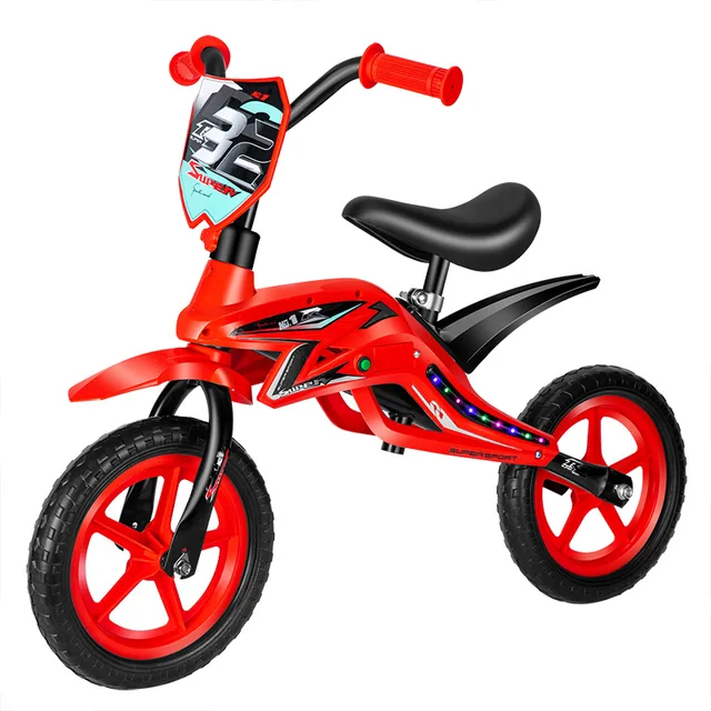 LazyChild New Children's Balance Car 3 To 8 Years Old Without Pedals Two-Wheeled Scooter With Music Light Steady Step Bicycle 5
