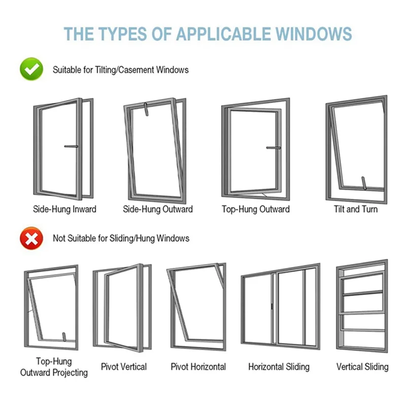 Universal Waterproof Window Seal for Portable Air Conditioner Tilt Tilt Window Adjustable Air Conditioner Accessories