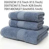 Large Cotton Super Absorbent Thick Towel Bath Towel 70*140 Soft Bath Towel Comfortable Beach Towel 2