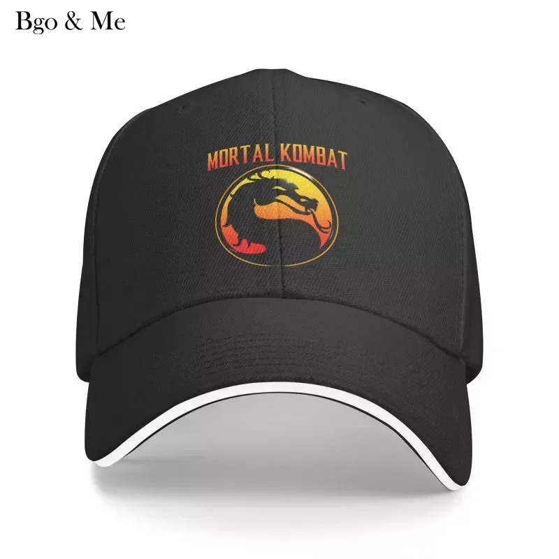 

2023 New Custom Mortal Kombat Logo Baseball Cap Hip Hop Men Women's Adjustable Mk11 Fighting Game Dad Hat Autumn