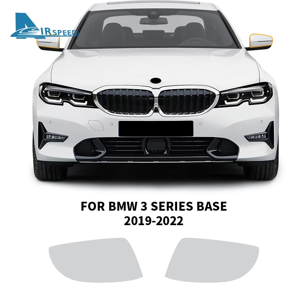 PPF TPU Pre-cut Car Headlight Paint Protection Film Car Wrap Film Accessories Side Mirror Back Film 8.5mil For BMW 3 Series Base G20