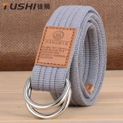 Military Tactical Men's Belt Retro Adjustable Outdoor Leisure Knitting Travel Linen Woven Canvas All-match Belt 108 Cm 17 Colors