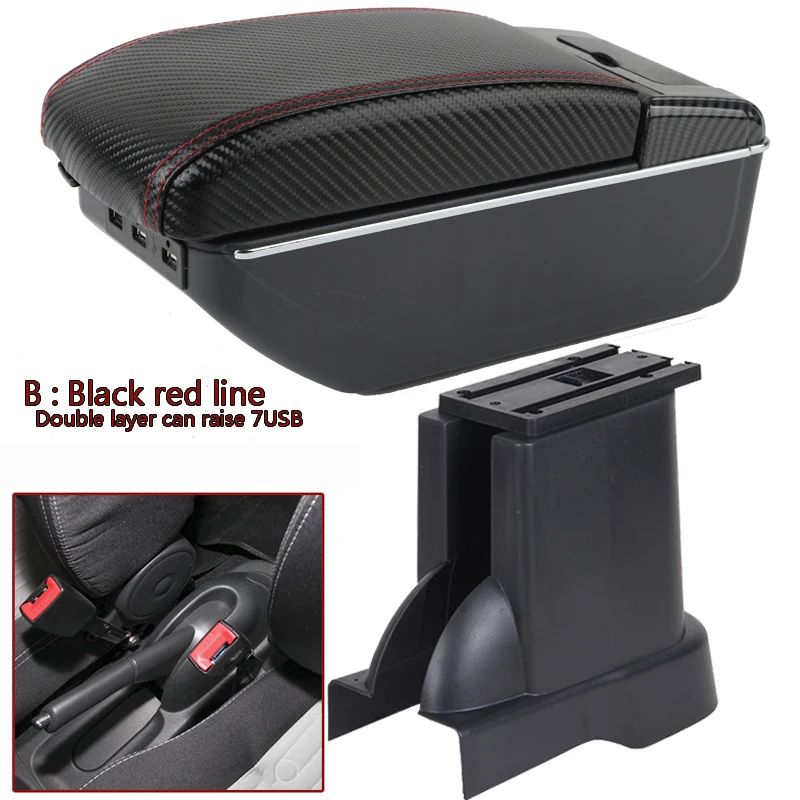 ForSuzukiAltoaccessoriescararmrestleatherarmrestusbstrorageboxcarstylingcenter