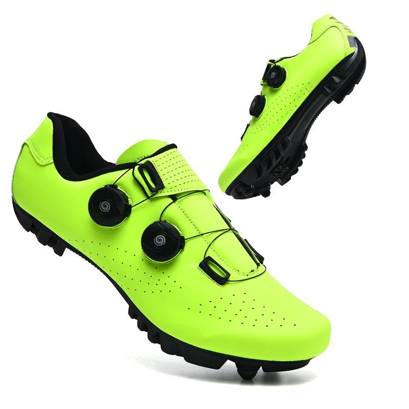 Cycling Sneaker Mtb Pedal Bicycle Shoes Flat Mountain Cycling Shoes Cleat Rb Speed Footwear Man Women New Selflocking