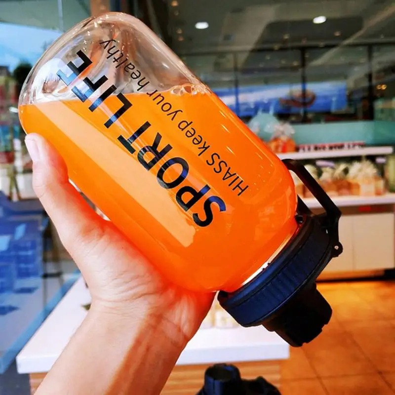 Creative Water Bottle Glass Drink Bottles For Camping Hiking Climbing Sport Bottle Portable Drinkware Eco-friendly