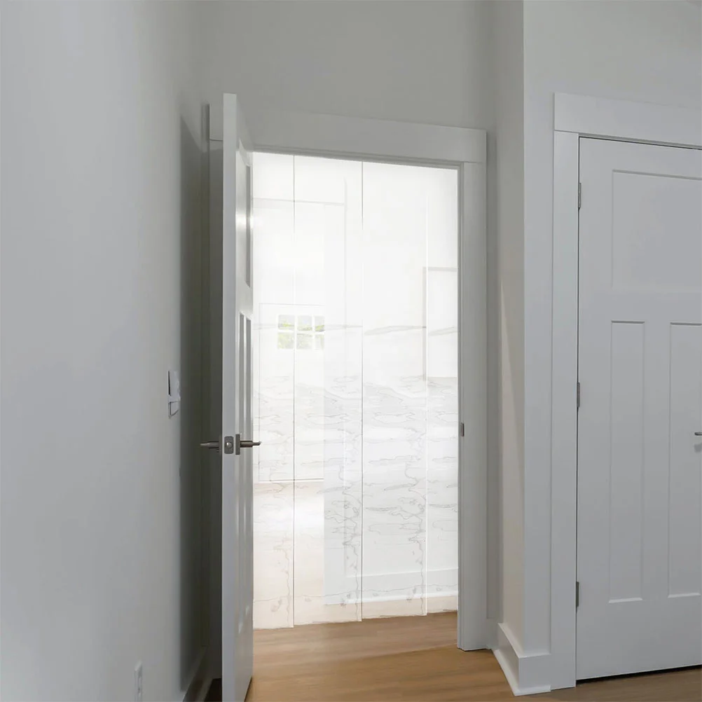 Household Entry Soft Door Curtain Stainless Steel Plastic Replacement Strip Curtains