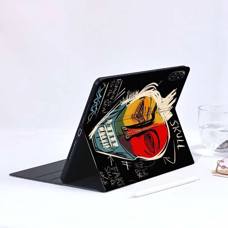 Cartoon Abstract Face Art Tablet Case Gift