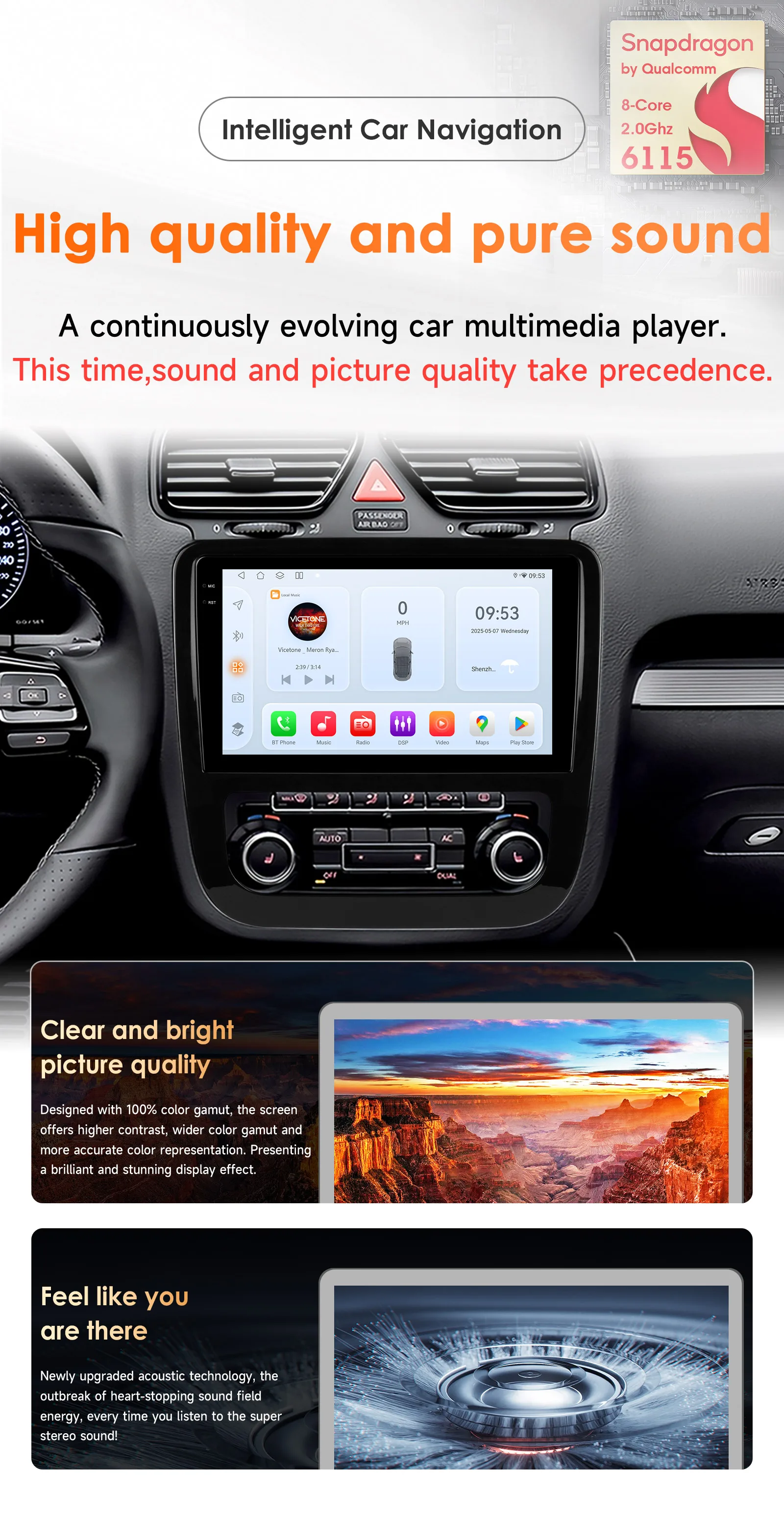 Hizpo Drahtlose Carplay Android Auto Auto Radio Für VW Volkswagen Scirocco 2008 2009 2010 2011 2012 2013, Zentrale Multimedia GPS – Detail 3
