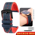 Blue red X black A