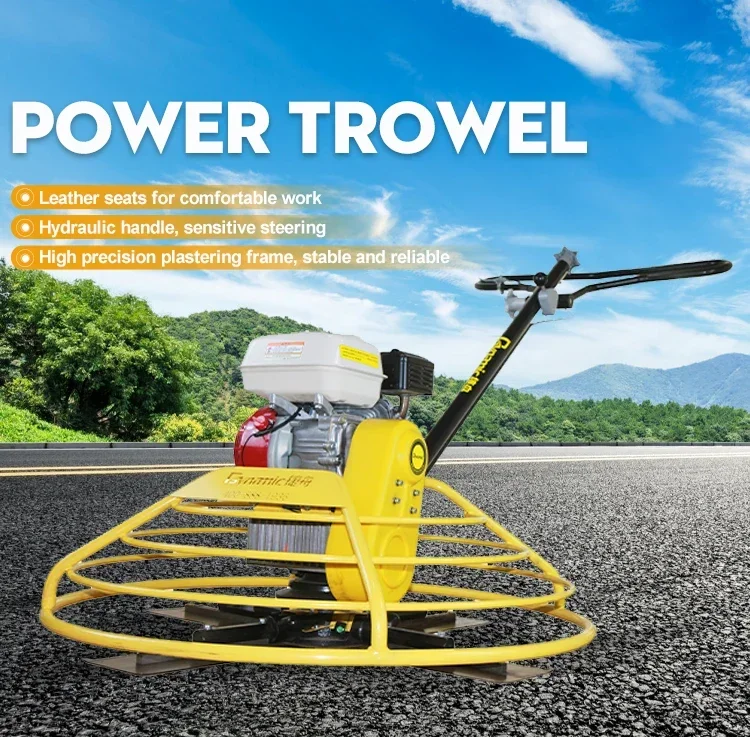 Hydraulic Power Trowel Ride On Power Trowel 2.4m Concrete Machine