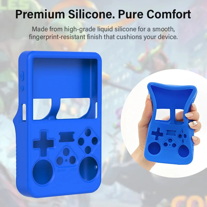 Silicone Protective Case R36S Handheld Game Console Anti-Scratch Soft Shell Durable Cover Gaming Devices