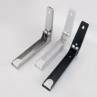 Foldable Microwave Oven Rack Kitchen Wall Mounted Extendable Microwave Oven Storage Rack Bracket (With A Pair Of Screws) 2