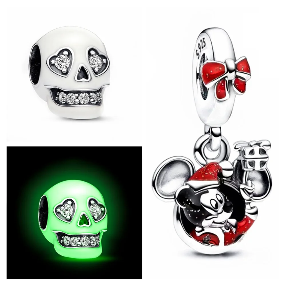 2024 disney Tiger silver 925 original bag charms Beads Suitable For Original 925 Charm bracelets beads jewellery gift 2