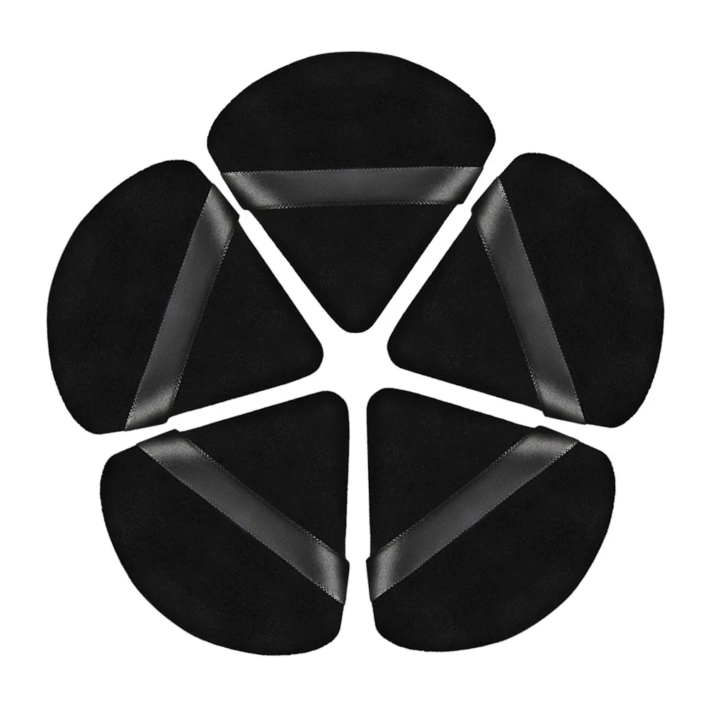 20/10Pcs Triangle Velvet Powder Puff Wet Dry Use Makeup Sponge Cosmetics Blender Makeup Foundation Beauty Tool Accessories
