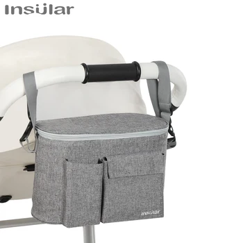 Borsa per passeggino Pannolini per pannolini Borsa per mummia Carrozzina Cestino appeso Organizzatore di stoccaggio Bottiglia da viaggio Accessori per passeggino