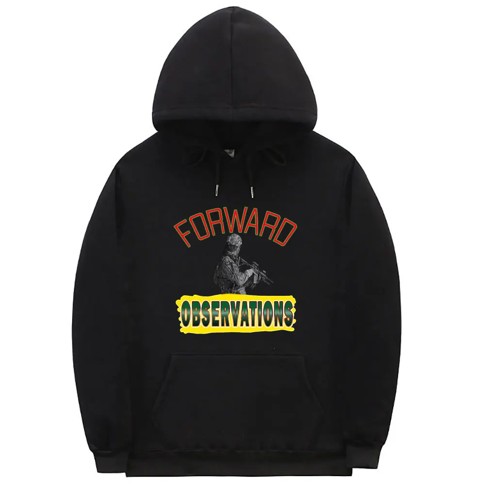 

Funny Forward Observations Group Graphic Print Hoodie Fashion Men Women Streetwear Male Oversized Fleece Cotton Pullover Hoodies