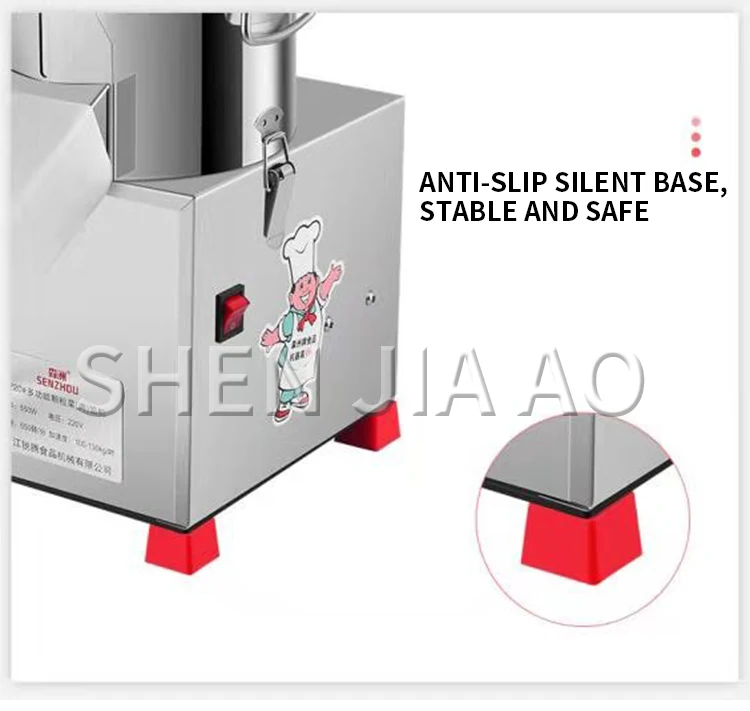 De Aço Inoxidável, Máquina De Processamento De Alimentos, 100-130 kg h