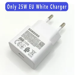 SAMSUNG 25W EU Type - C PD Super Fast Charging Adapter - Only White EU Plug