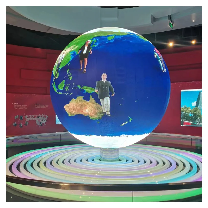 Soft module screen half sphere LED Display led video wall Indoor ...