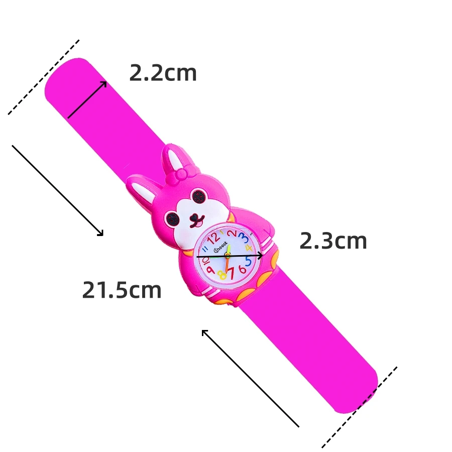 Good Quality Cheap Children's Watches Slap Circle Bracelet Cartoon Dinosaur Kids Watch Toys Street Vendors Selling Goods Clock 6