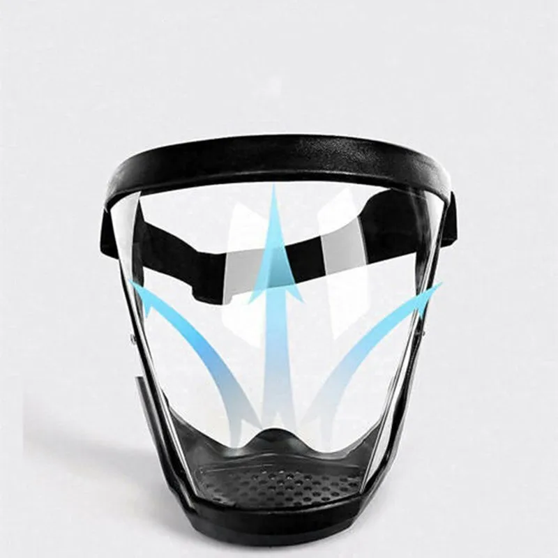 Kitchen Transparent Full Face Shield Oil-splash Proof Anti-fog Head Cover Safety Glasses work protection mask,kitchen splatter screen,kitchen splash guard