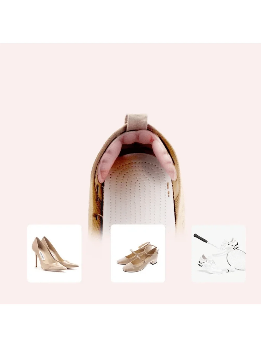 Heel Pads for Shoes Heel Grips for Womens Shoes Anti-Slip Grips Liner Cushions Inserts Blisters Pain