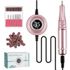 35000RPM Manicure Machine Electric Nail Drill Portable Nail Lathe Electric Manicure Cutter Set Nail Gel Polisher Salon Equipment 1