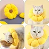 Pet Cat Small Dog Recovery Collar, Adorable Sunflower After Surgery Adjustable Pet Collar,Wound Healing Protection Collar 3