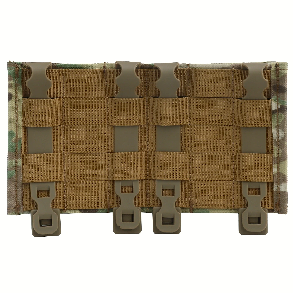 Tactifans Triple Tall 5.56 M4 KYWI Magazine Pouch Insert Open Malice Clip Strap 500D Nylon Tactical Hunting Airsoft Accessories