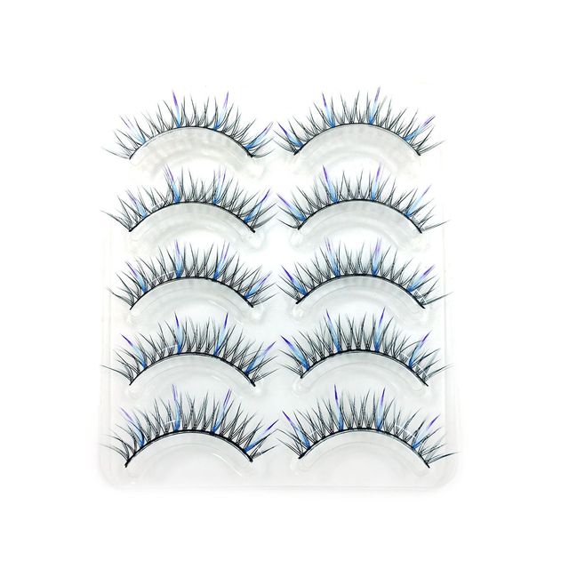 3D/5D/6D Faux Mink Hair False Eyelashes Long Full Volume Fluffy Wispies Lashes Handmade Eyelashes Extension Tools