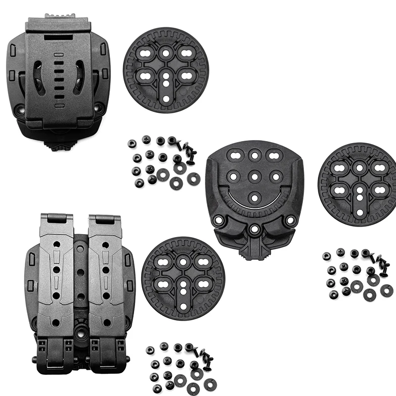 Knife Scabbard Folding Knife Accessories 3 Types CNC Tactical Tek-Mount Quick Connect Mounting System Knife Sheath Holster Clip Equipment Tek-Lok