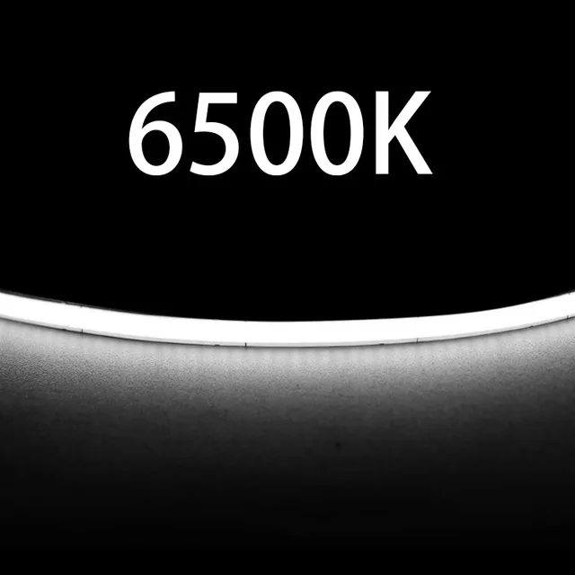 Super Thin 4MM COB LED Strip 480LEDs/m Soft Flexible12V 24V Light Bar Warm Cold White for Decor Lighting 2700K 3000K 4000K 6500K 6500K