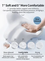 Memory Foam Lumbar Back Cushion for Car Office Gaming Chairs and Postpartum Waist Support Multi Functional Pain Relief Pillow 2