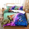 Game Anime Ratchet Clank Rift Apart Bedding Set Cartoon three-piece set Adult Kid Bedroom Duvetcover Sets 3D Kawaii 2