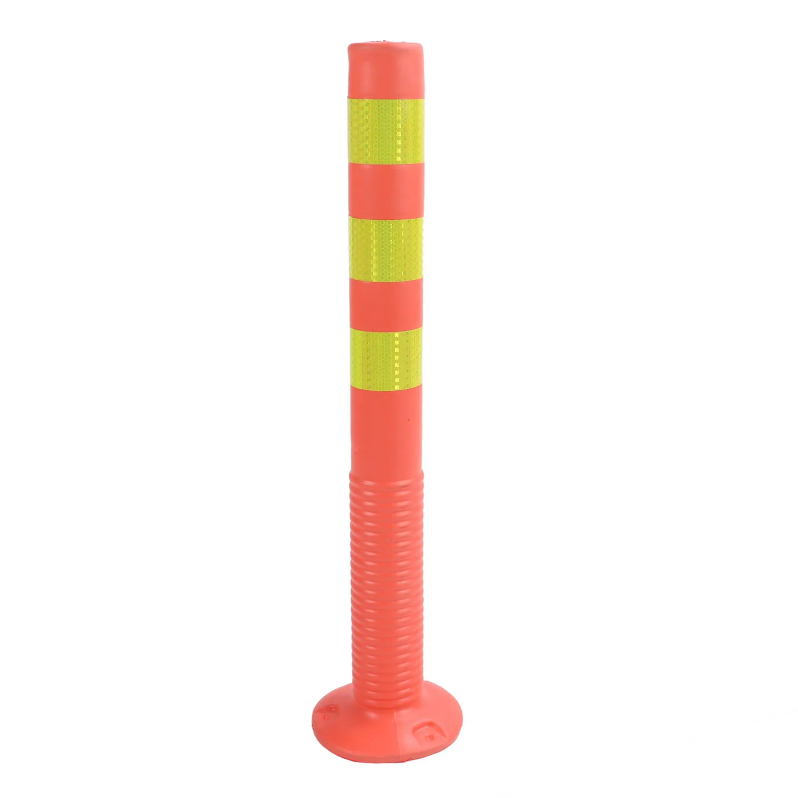 Security Road Post Practical High Hardness Bright Color Traffic Delineator Post 75cm Stable Base Multifunctional for Outdoor