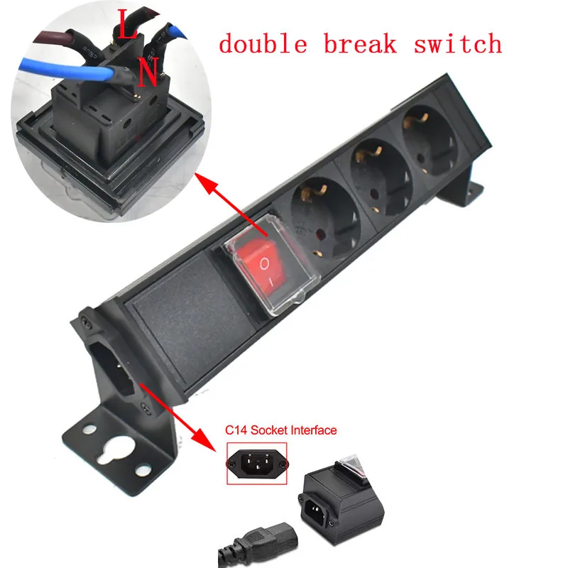 pdu power strip distribution unit painel de 01